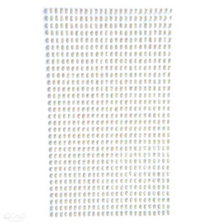 Kryształki samoprzylepne - dżety przeźroczyste opalescent cream- 3mm 806szt [GRKR-048]