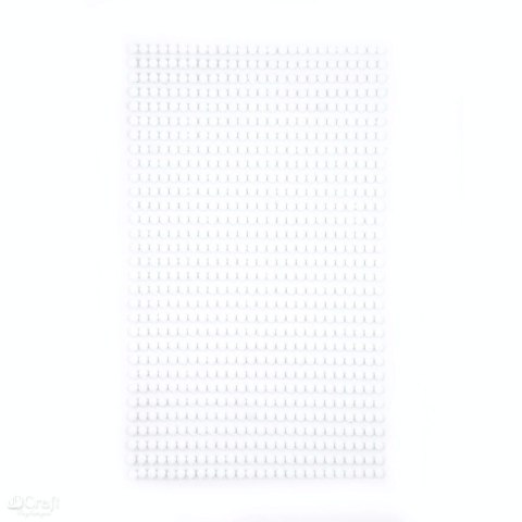 Kryształki samoprzylepne - dżety white - 3mm 806szt [GRKR-046]