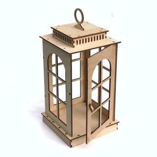 MDK Latarenka, latarnia duża 29x13,6x13,6cm - do samodzielnego sklejenia (1512)