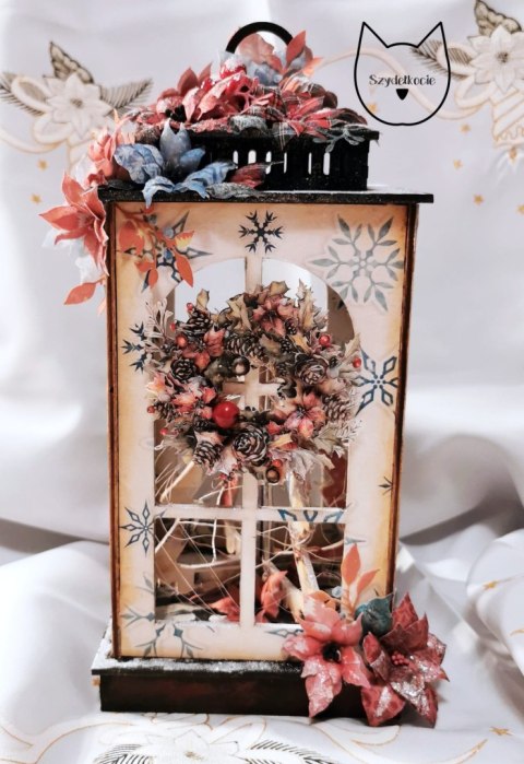 MDK Latarenka, latarnia duża 29x13,6x13,6cm - do samodzielnego sklejenia (1512)