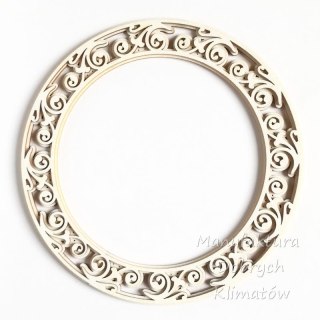 MDK T0102 Ramka okrągła 3D ażurowa 120mm