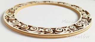 MDK T0102 Ramka okrągła 3D ażurowa 120mm