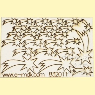 MDK T011 Scrapki gwiazdy betlejemskie - zestaw 25szt