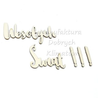 MDK T0141 Wesołych Świąt !!! 1 - 4szt