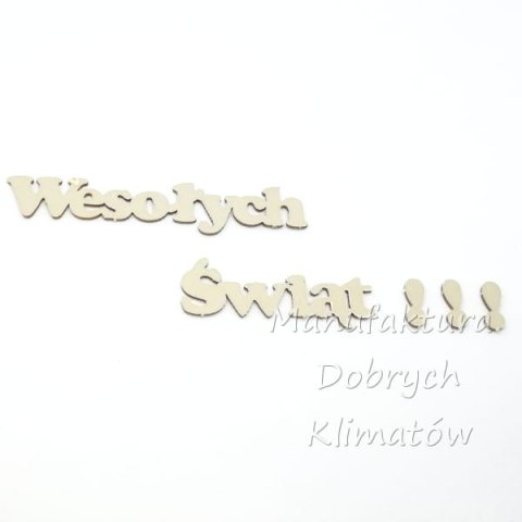 MDK T0142 Wesołych Świąt !!! 2 - 4szt
