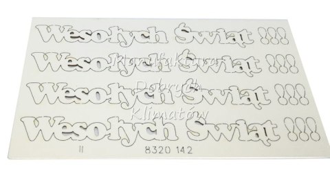 MDK T0142 Wesołych Świąt !!! 2 - 4szt
