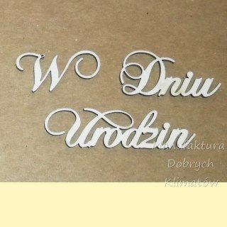 MDK T092 Napis W Dniu Urodzin