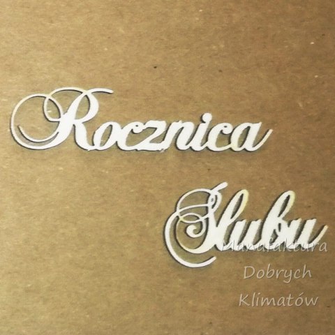 MDK T093 Napis Rocznica Ślubu