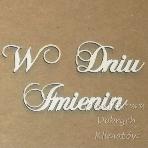 MDK T095 Napis W Dniu Imienin