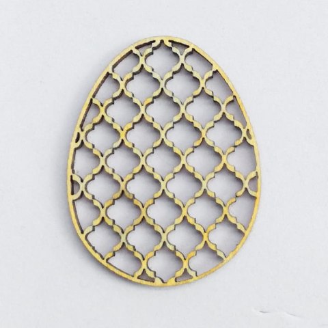 MDK01013 Jajko ornamentowe ok. 35x27mm