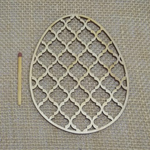 MDK01016 Jajko ornamentowe ok. 100x78mm