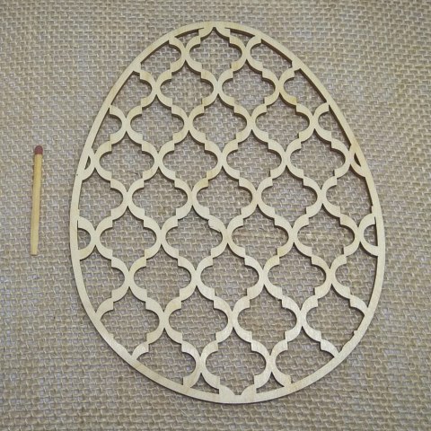 MDK01018 Jajko ornamentowe ok. 150x117mm