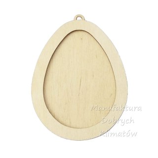 MDK01083 Jajko sklejkowe z rantem 16cm