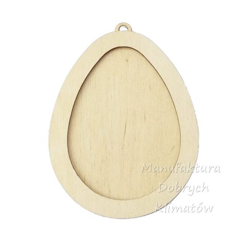 MDK01083 Jajko sklejkowe z rantem 16cm