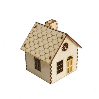 MDK01534 Domek, kamieniczka 1 piętro - 10,5 cm okna proste