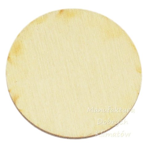 MDK016 Koło kółko ze sklejki śr. ok. 75mm