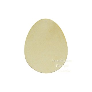 MDK0161 Jajko sklejkowe 100x71mm - z otworkiem