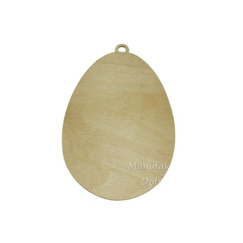 MDK0168 Jajko sklejkowe 120x80,5mm z zawieszką