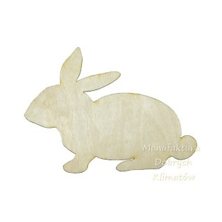 MDK0200 Zajączek wielkanocny sklejkowy 150x110mm