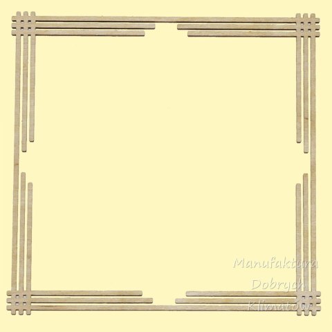 MDK0255 Ramka ozdobna 190x190mm