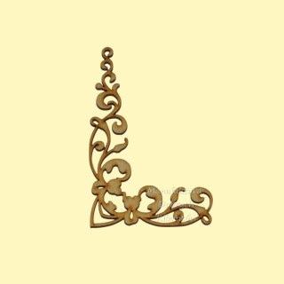 MDK0262 Ornament narożnikowy 85x51mm