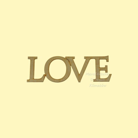 MDK0274 Napis LOVE 151x50mm
