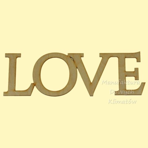 MDK0276 Napis LOVE 303x100mm