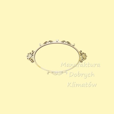 MDK0308 Ramka owalna pozioma 75x45mm