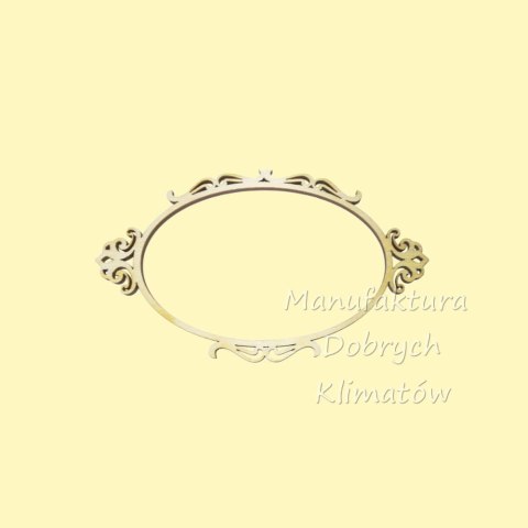 MDK0309 Ramka owalna pozioma 100x61mm