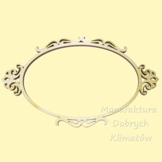MDK0312 Ramka owalna pozioma 200x121mm