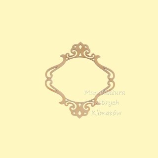 MDK0322 Ramka ornamentowa 75x66mm