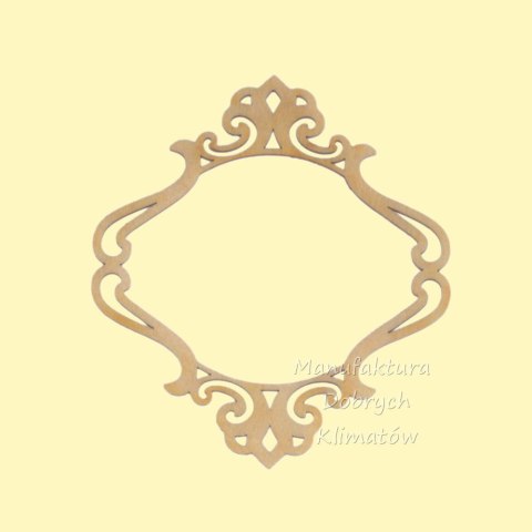MDK0324 Ramka ornamentowa 120x106mm