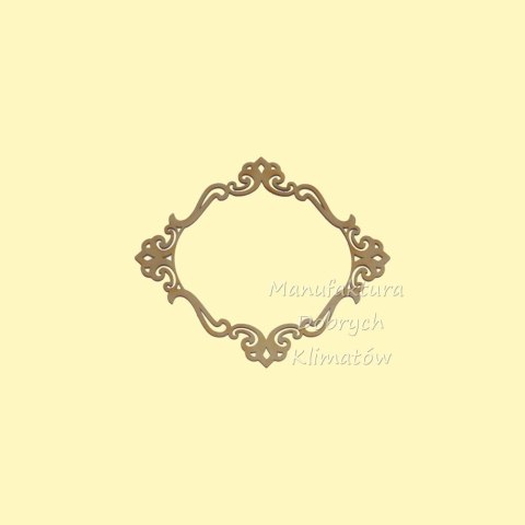 MDK0330 Ramka ornamentowa 75x66mm