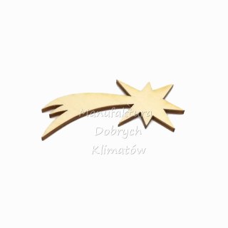 MDK0534 Gwiazda betlejemska ze sklejki ok, 75x37mm