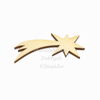 MDK0535 Gwiazda betlejemska ze sklejki ok, 100x50mm