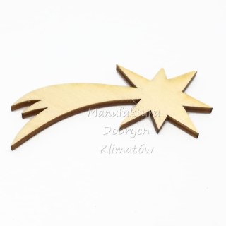 MDK0537 Gwiazda betlejemska ze sklejki ok, 150x75mm