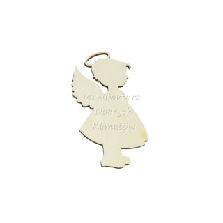 MDK0610 Aniołek dziewczynka ok. 50x27mm