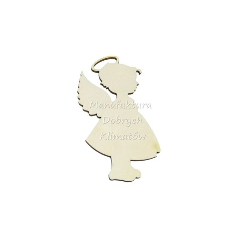 MDK0610 Aniołek dziewczynka ok. 50x27mm