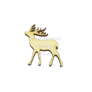 MDK0638 Renifer sklejkowy 50x45mm