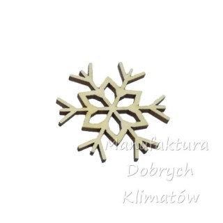 MDK0652 Śnieżynka sklejkowa wz.1 - śr. 50mm
