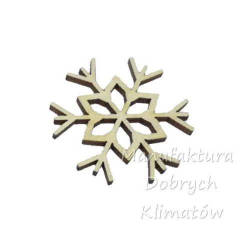 MDK0653 Śnieżynka sklejkowa wz.1 - śr. 75mm