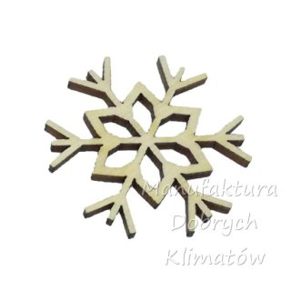 MDK0654 Śnieżynka sklejkowa wz.1 - śr. 100mm