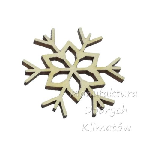 MDK0654 Śnieżynka sklejkowa wz.1 - śr. 100mm