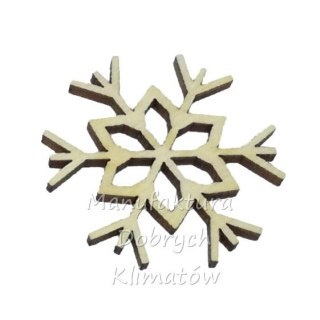 MDK0655 Śnieżynka sklejkowa wz.1 - śr. 120mm