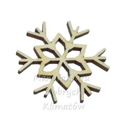 MDK0655 Śnieżynka sklejkowa wz.1 - śr. 120mm