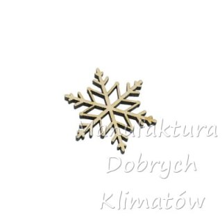 MDK0657 Śnieżynka sklejkowa wz.2 - śr. 50mm