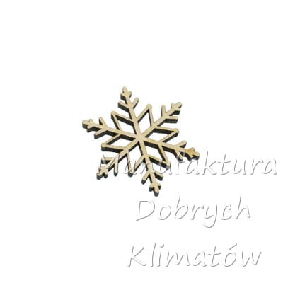 MDK0657 Śnieżynka sklejkowa wz.2 - śr. 50mm