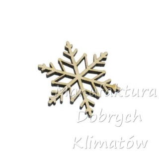 MDK0658 Śnieżynka sklejkowa wz.2 - śr. 75mm