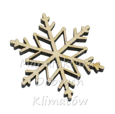 MDK0660 Śnieżynka sklejkowa wz.2 - śr. 120mm