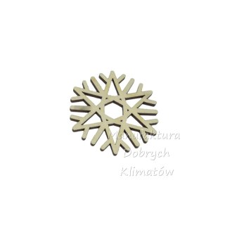 MDK0661 Śnieżynka sklejkowa wz.3 - śr. 35mm